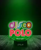 Lampka LED 3D Plexido z Nadrukiem Discopolo - 3