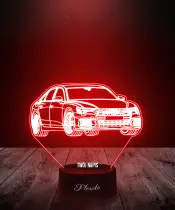 Lampka LED 3D Plexido Samochód Audi S6 - 3