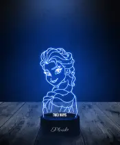 Lampka LED 3D Plexido Bajka Kraina Lodu Elsa - 2