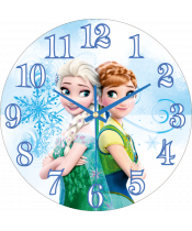 zegar_ścienny_dla_dzieci_plexido_kraina_lodu_elsa_i_anna
