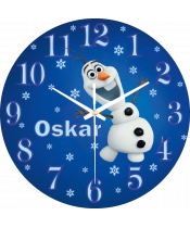 zegar_ścienny_dla_dzieci_plexido_kraina_lodu_olaf
