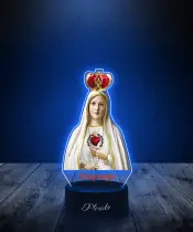 Lampka LED 3D Plexido z Nadrukiem Matka Boża - 1