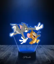Lampka LED 3D Plexido z Nadrukiem Tom i Jerry - 2