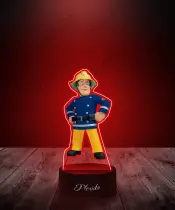 Lampka LED 3D Plexido z Nadrukiem Bajka Strażak Sam - 1