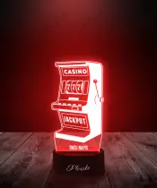 Lampka LED 3D Plexido Hazard Maszyna Casino - 2