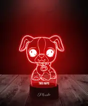 Lampka LED 3D Plexido Littlest Pet Shop Pies - 3