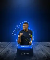 Lampka LED 3D Plexido z Nadrukiem Kylian Mbappe - 2