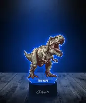 Lampka LED 3D Plexido z Nadrukiem Dinozaur Tyranozaur T-Rex - 2