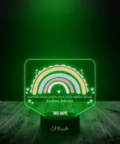 Lampka LED 3D Plexido z Nadrukiem Tęcza - 3
