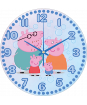Zegar Ścienny dla Dzieci Plexido Świnka Peppa Rodzina - 1