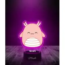 Lampka LED 3D Plexido z Nadrukiem Axolotl Squishmallows - 1