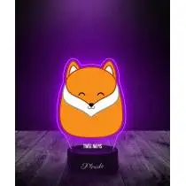 Lampka LED 3D Plexido z Nadrukiem Squishmallows Lis - 1