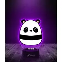 Lampka LED 3D Plexido z Nadrukiem Squishmallows Panda - 1