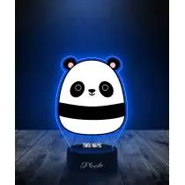 Lampka LED 3D Plexido z Nadrukiem Squishmallows Panda - 2