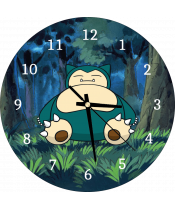 zegar_ścienny_dla_dzieci_plexido_pokemony_snorlax