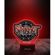 Lampka LED 3D Plexido z Nadrukiem Slipknot - 3