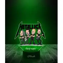 Lampka LED 3D Plexido z Nadrukiem Metallica - 2