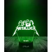 Lampka LED 3D Plexido Muzyka Metallica - 3
