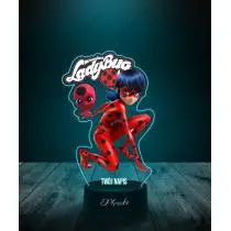 Lampka LED 3D Plexido z Nadrukiem Bajka Miraculum - 1