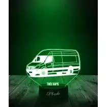 Lampka LED 3D Plexido Samochód Dostawczy - 3