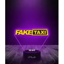 Lampka LED 3D Plexido z Nadrukiem Fake Taxi - 2