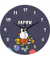 zegar_ścienny_dla_dzieci_plexido_z_imieniem_królik_miffy