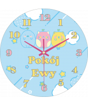 zegar_ścienny_dla_dzieci_plexido_z_imieniem_misie