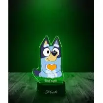 Lampka LED 3D Plexido z Nadrukiem Bajka Bluey - 2