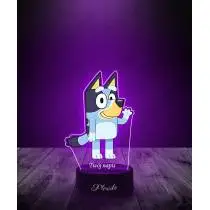 Lampka LED 3D Plexido z Nadrukiem Bluey Pies - 1