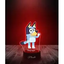 Lampka LED 3D Plexido z Nadrukiem Bluey Pies - 2