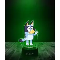 Lampka LED 3D Plexido z Nadrukiem Bluey Pies - 3
