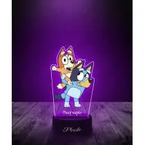 Lampka LED 3D Plexido z Nadrukiem Blue i Bingo - 2