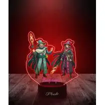 Lampka LED 3D Plexido z Nadrukiem Tibia Rune Masters - 1
