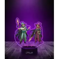 Lampka LED 3D Plexido z Nadrukiem Tibia Rune Masters - 3