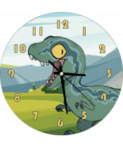 zegar_ścienny_dla_dzieci_plexido_dinozaur