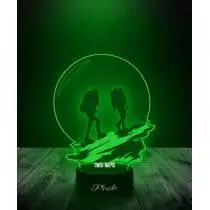 Lampka LED 3D Plexido Prezent Góry Turyści - 3