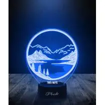Lampka LED 3D Plexido Prezent Góry Krajobraz - 2