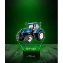 Lampka LED 3D Plexido z Nadrukiem Traktor New Holland T7 SWB - 1