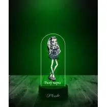 Lampka LED 3D Plexido z Nadrukiem Monster High Frankie Stein - 3