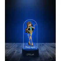 Lampka LED 3D Plexido z Nadrukiem Monster High Cleo De Nile - 1