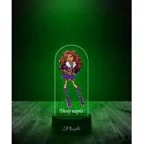 Lampka LED 3D Plexido z Nadrukiem Monster High Clawdeen Wolf - 3