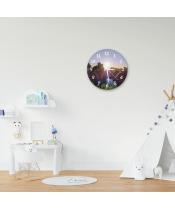 zegar_ścienny_dla_dzieci_plexido_minecraft_świat