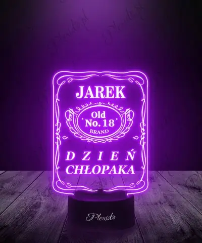 Lampka LED 3D Plexido Prezent Upominek Dzień Chłopaka - 1