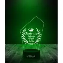 Lampka LED 3D Plexido Prezent Dzień Chłopaka Najlepszy Chłopak - 2