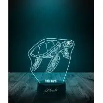 Lampka LED 3D Plexido Prezent Gad Żółw Morski - 2