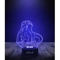 Lampka LED 3D Plexido Prezent Waran z Komodo - 3