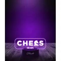 Lampka LED 3D Plexido Prezent Szachy Koń Chees - 2