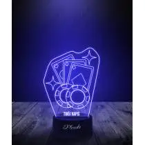 copy of 3D LED Lampe Plexido Geschenk Panzer Kampffahrzeug - 3