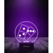Lampka LED 3D Plexido Prezent Klocki Domino - 1