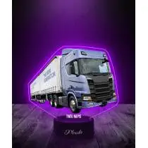 Lampka LED 3D Plexido z Nadrukiem Ciężarówka Scania R560 - 2
